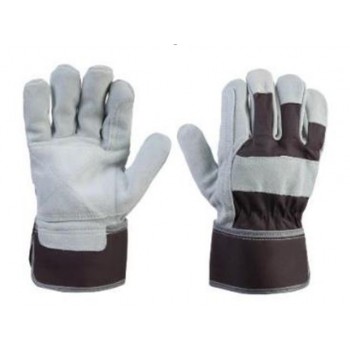 Перчатки комбинированные кожаные, серый/темно-серый JETA SAFETY Blacksmith Pro