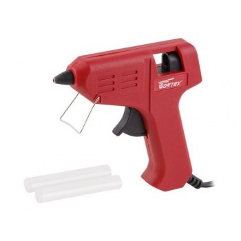 Пистолет клеевой WORTEX GG 0710-2 в блистере + 2 клеевых стержня