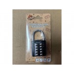 Замок навесной кодовый, черный, ARIZONE