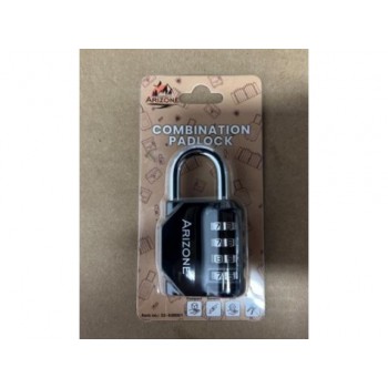 Замок навесной кодовый, черный, ARIZONE