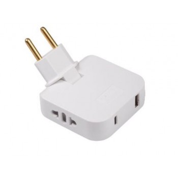 Разветвитель FAS-2AC- wh тройник, ФАZA