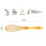 Венчик силиконовый, 23 х 5 см, оранжевый, PERFECTO LINEA