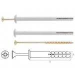 Дюбель-гвоздь 6х80 мм полипропилен гриб (10 шт в зип-локе) STARFIX