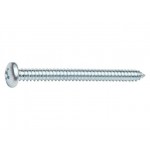 Шуруп 2.2х9.5 мм полусф. головка, белый цинк, острый, DIN 7981 (2000 шт в карт. уп.) STARFIX