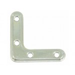 Уголок оконный 50х50x2 мм, белый цинк STARFIX