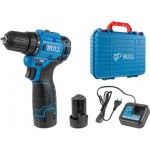 Аккум. дрель-шуруповерт BULL SR 1203 в чем. БЕСЩЕТ., 12 В, 37 Н*м, 2*2 А*ч акб, БЗП 10 мм