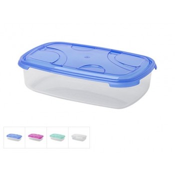 Контейнер пласт. прямоуг. 0.6 л, с крышкой, Frigo Plus, DRINA