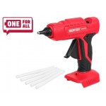 Аккум. клеевой пистолет WORTEX CGG 1118 в кор. ALL1 XLT SOLO 18В, 11 мм