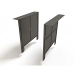 Перегородка-сифон к дождеприемнику 300х300 (черный), Ecoteck, РБ