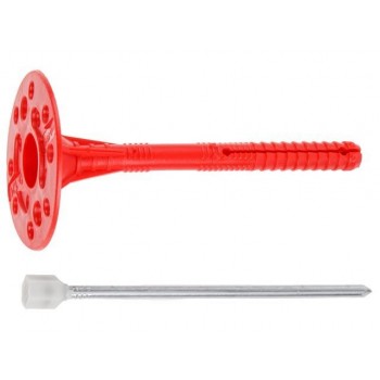 Дюбель для теплоизоляции 10х120 мм с металлич. гвоздем, термогол. (1000 шт в коробе) STARFIX