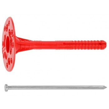 Дюбель для теплоизоляции 10х120 мм с металлич. гвоздем (1000 шт в коробе) STARFIX